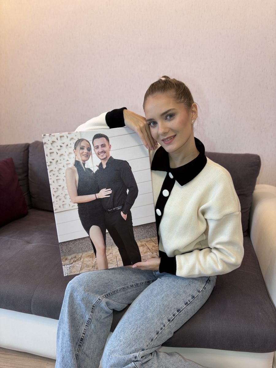 Tablou canvas personalizat 35×50 cm, finisaj margine plină Pepanza