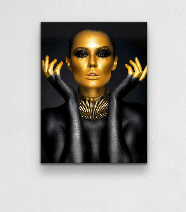 Tablouri canvas gold and black
